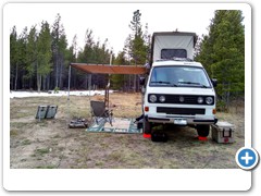 Awning Stove Pipe Fitment Test