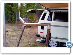 Awning Stove Pipe Fitment Test