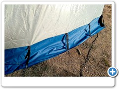 Front Tent Stake Downs