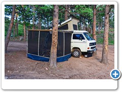 Screen Room Front Corner View