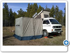 Tent Corner, Front View