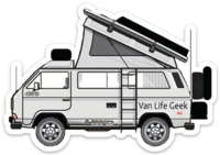 Van Life Geek Syncro Van Graphic Sticker from Sticker Mule