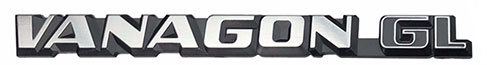 Vanagon GL Badge