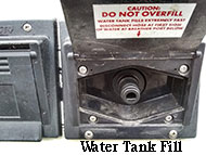 Water Tank fill port on my VW Westfalia Syncro Campervan